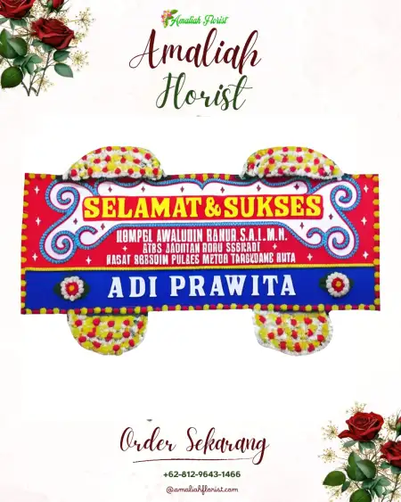 Papan Bunga Ucapan Selamat Bojongloa